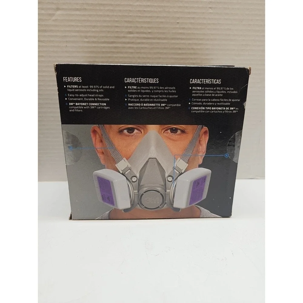 Particulate Reusable Respirator, OV/AG/P100 - 60923H1-DC